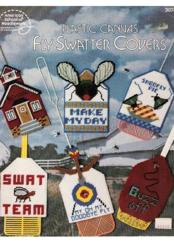 3074 fly swatter covers plastic canvas