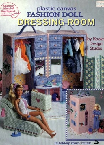 3093 Fashion Doll Dressing Room