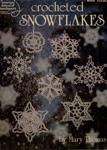 1025 Mary Thomas - Crocheted snowflakes