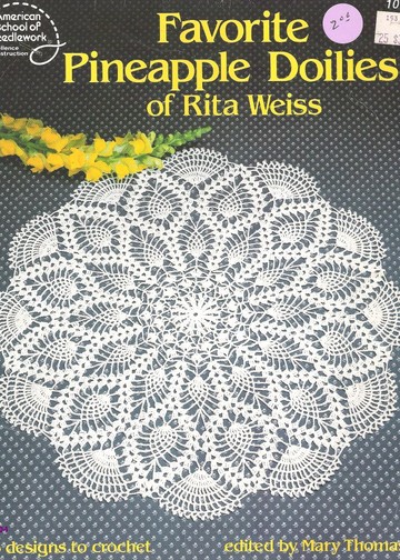 1031 Mary Thomas - Favorite Pineapple Doilies of Rita Weiss