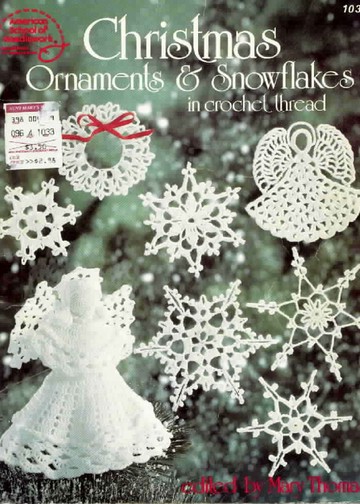 1033 Mary Thomas - Christmas Ornaments & Snowflakes