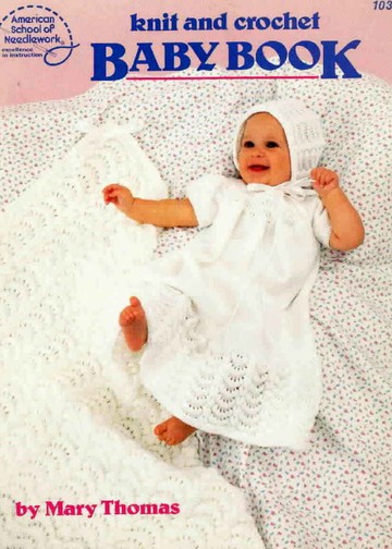 1034 Mary Thomas - Knit and crochet baby book