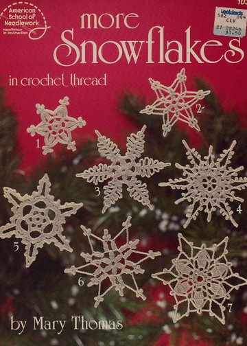 1038 Mary Thomas - More Snowflakes