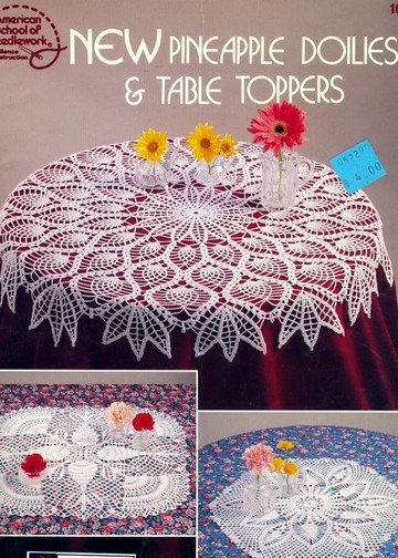 1070 New Pineapple Doilies & Table Toppers