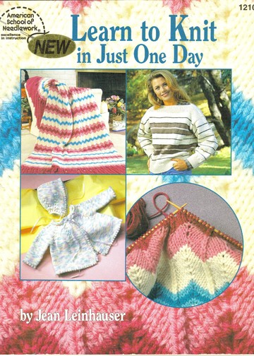 1210 Jean Leinhauser - Learn to Knit in Just One Day