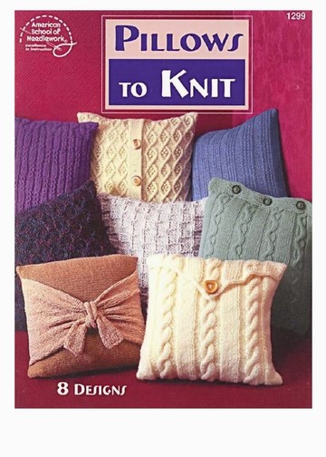 1299 pillows to knit