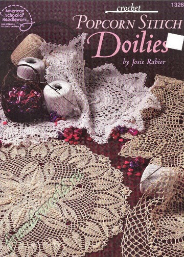 1326 Josie Rabier - Popcorn Stitch Doilies