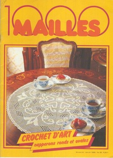 1000 Mailles № 30 01-1980 Napperons ronds et ovales