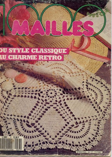 1000 Mailles № 77 11-1987 du style classique