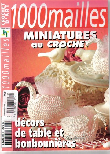 1000 Mailles Nomero special hors-serie L2048 № 71 Miniatures et croche