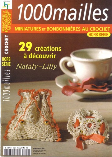 1000 Mailles Nomero special hors-serie L2048 № 102 Miniatures et bonbonnieres au crochet