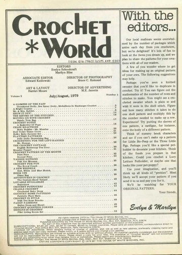 Crochet World  August 1979 2