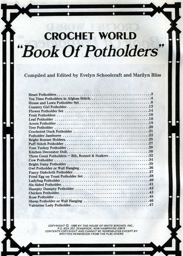 Crochet world - Book of potholders vol 1 (1)