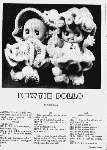 Crochet World book of toys 1980 08