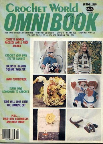 crochet world omni book spring 1980 fc