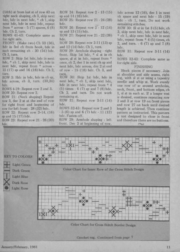 Crochet World 1981 -Vol  3 #6 -February -11
